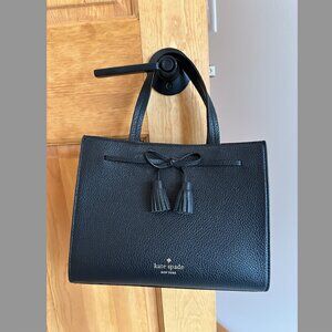 Kate Spade New York Hayes Street Leather Satchel Black